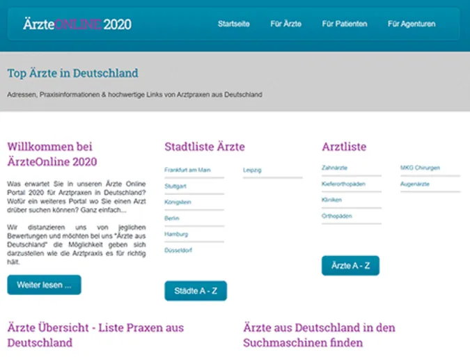 Offpage SEO Linkaufbau für Ärzte in Deutschland