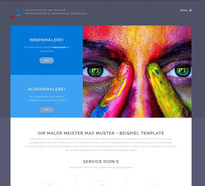 Template resposives Webdesign
