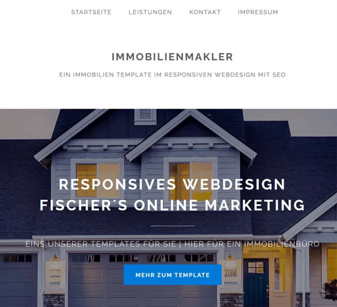 Beisiel resposives Webdesign